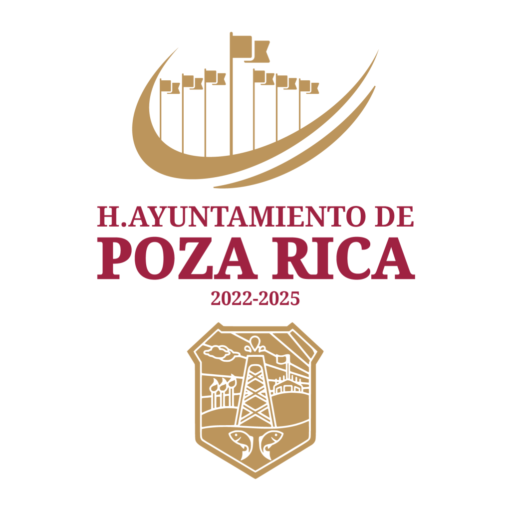 logotipo poza rica 2022-2025